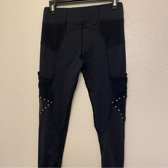 Weissman dance costume black pants FlexTek Mesh Pocket Leggings CF10301 SA - Picture 3 of 14